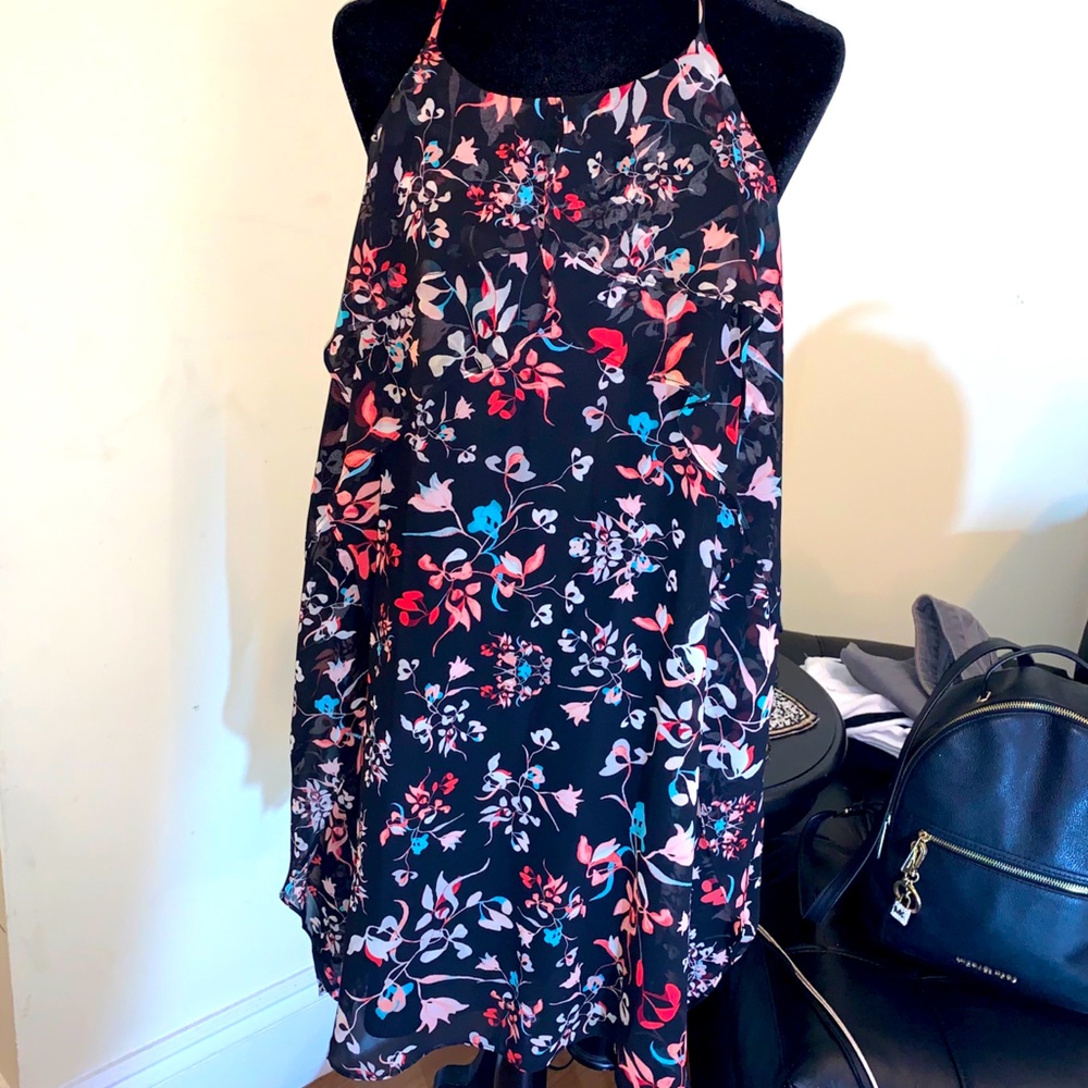 BCBG MAX AZRIA Floral Pattern Mini Dress